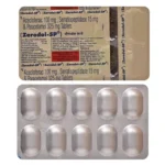 Aceclofenac-Paracetamol-Serratiopeptidase 100mg-325mg-15mg