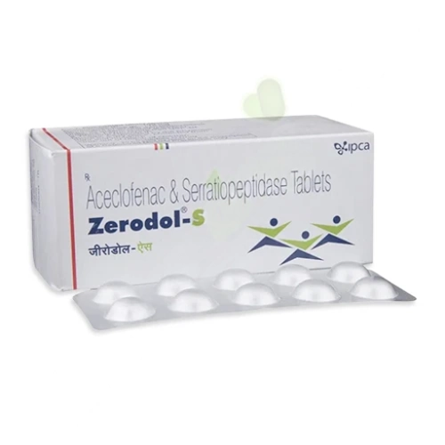 Aceclofenac-Serratiopeptidase 100mg-15mg