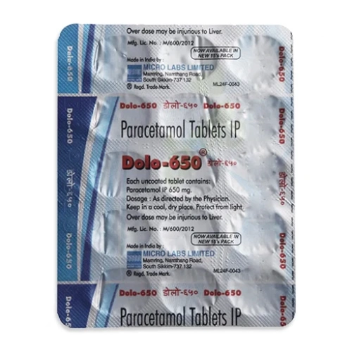 Acetaminophen/Paracetamol 650mg