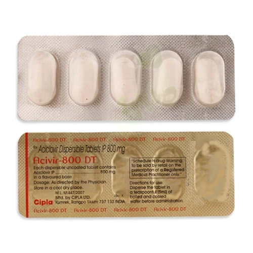 Acyclovir 800mg DT Tablets