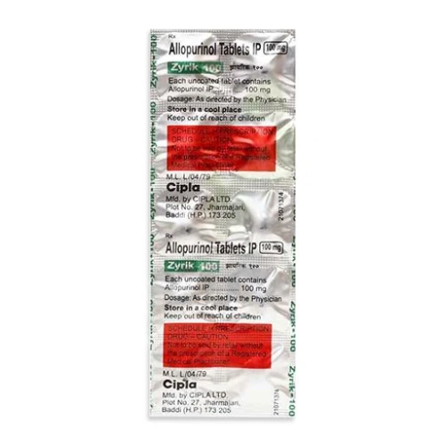 Allopurinol 100mg Tablets