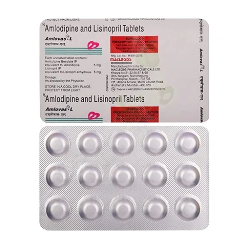 Amlodipine Lisinopril 5mg-5mg