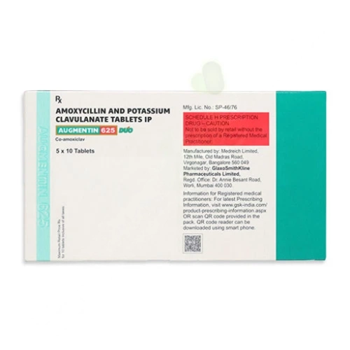 Amoxicillin-Clavulanate 500mg-125mg