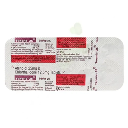 Atenolol-Chlorthalidone 25mg-12.5mg