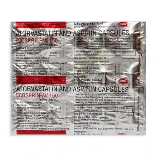 Atorvastatin-Aspirin 10mg-150mg
