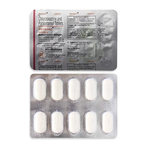 Chlorzoxazone-Paracetamol 250mg-325mg