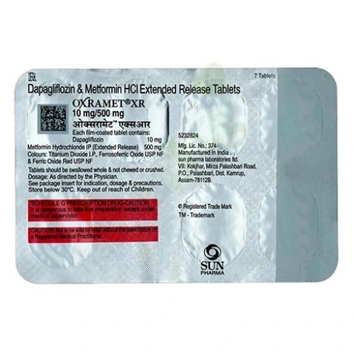 Dapagliflozin-Metformin 10mg-1000mg