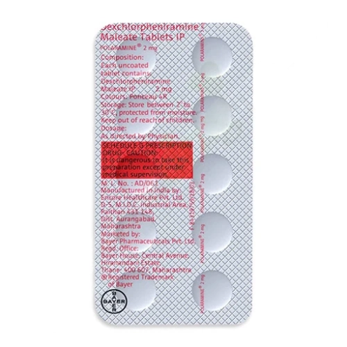 Dexchlorpheniramine Maleate 2mg