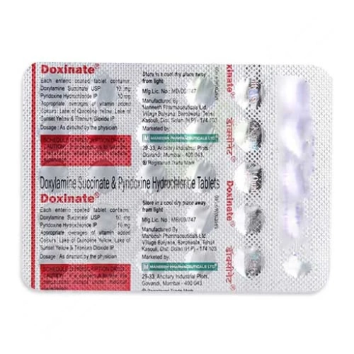 Doxylamine-Pyridoxine 10mg-10mg