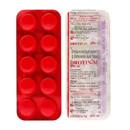 Drotaverine-Mefenamic Acid 80mg-250mg