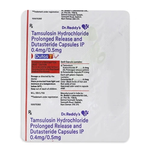 Dutasteride Tamsulosin 0.5mg-0.4mg