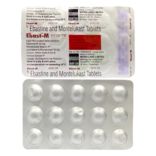Ebastine-Montelukast 10mg-10mg
