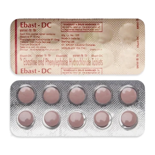 Ebastine-Phenylephrine 10mg-10mg