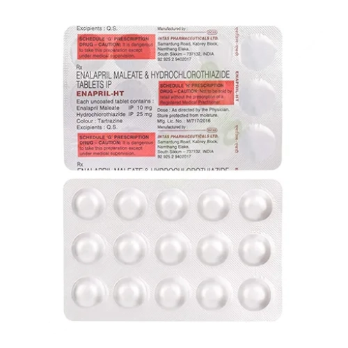Enalapril-Hydrochlorothiazide 10mg-25mg