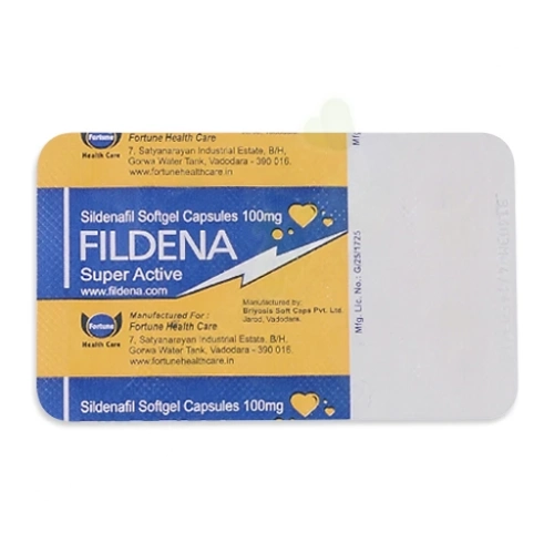 Fildena Super Active 100mg (Sildenafil citrate)