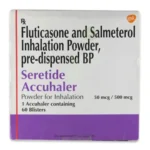 Fluticasone-Salmeterol 500mcg-50mcg 60 doses