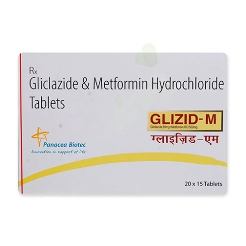 Gliclazide-Metformin 80mg-500mg