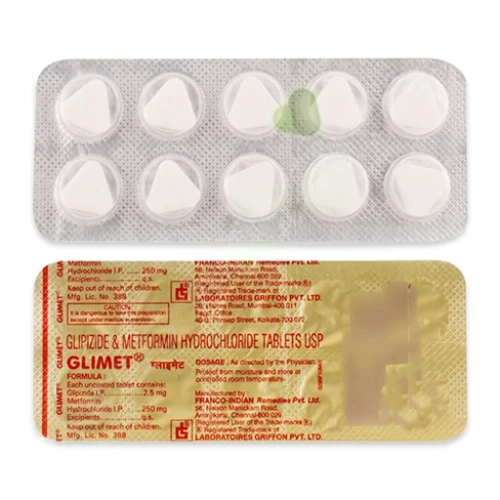 Glipizide-Metformin 2.5mg-250mg
