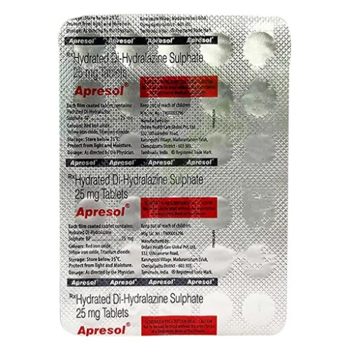Hydralazine 25mg