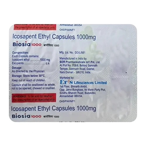 Icosapent ethyl 1000mg