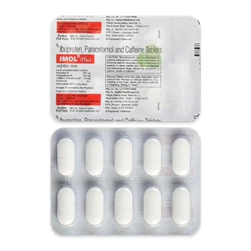 Imol Plus (Ibuprofen-Paracetamol-Caffeine)