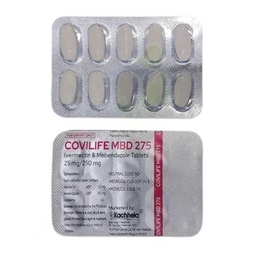 Ivermectin-Mebendazole 25mg-250mg
