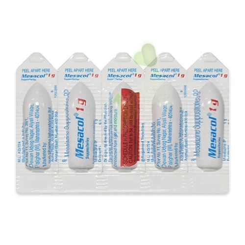 Mesalamine-Mesalazine 1000mg Suppositories