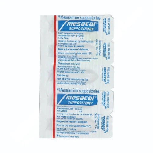 Mesalamine-Mesalazine 500mg Suppositories