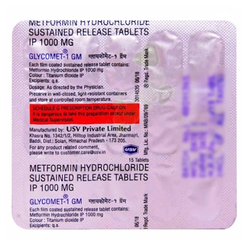 Metformin 1000mg SR Tablets