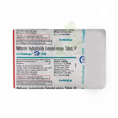 Metformin ER 1000mg Tablets