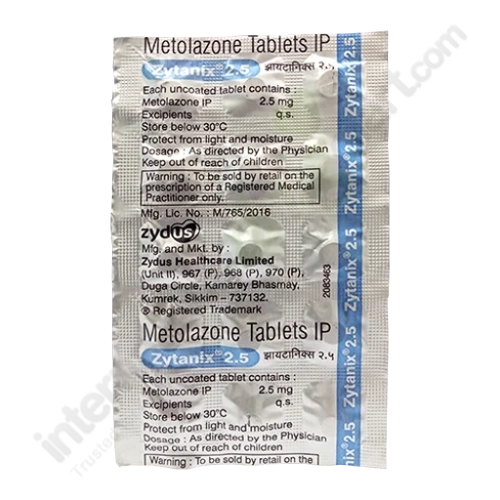 Metolazone 2.5mg