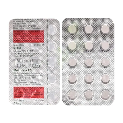 Metoprolol 25mg Tablets