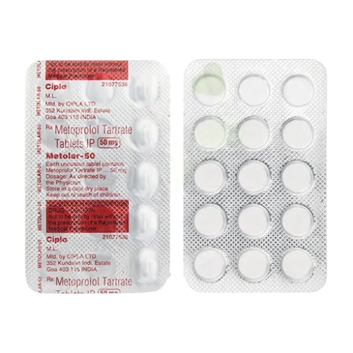 Metoprolol 50mg Tablets