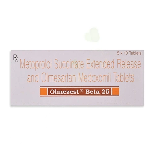 Metoprolol-Olmesartan 25mg-20mg