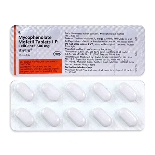 Mycophenolate Mofetil 500mg