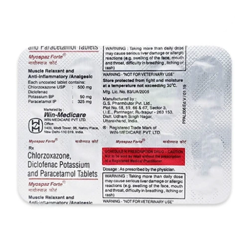 Myospaz Forte 500mg-325mg-50mg