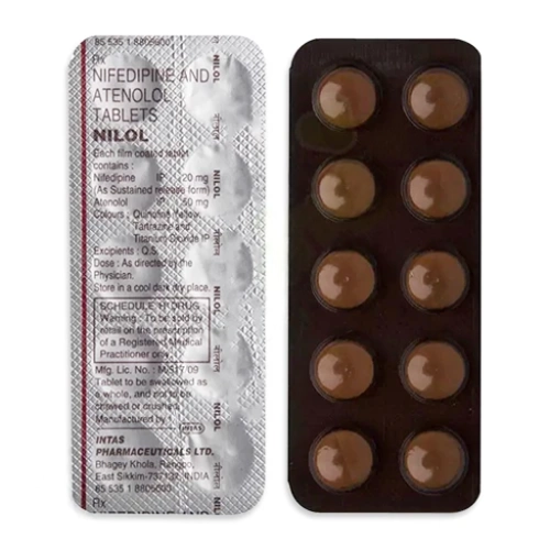 Nifedipine-Atenolol 20mg-50mg