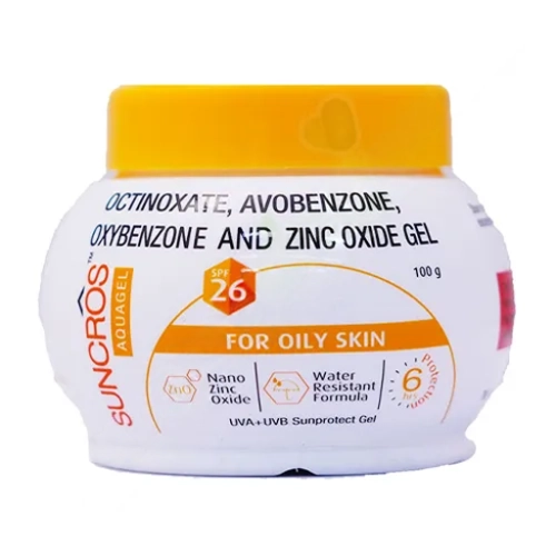 Octinoxate-Avobenzone-Oxybenzone-Zinc Oxide 7.5%-2%-3%-2%-100g Gel