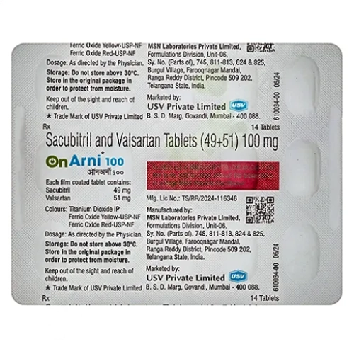 Sacubitril-Valsartan 49mg-51mg