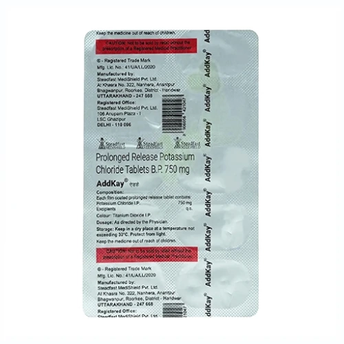 Potassium Chloride PR 750mg