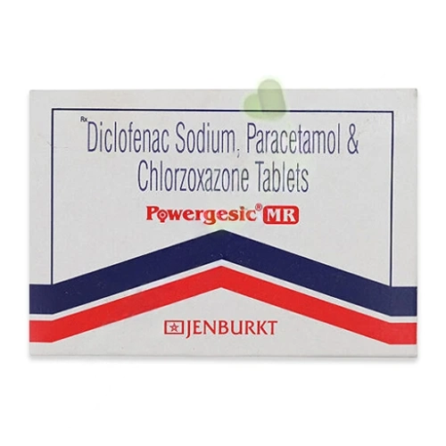 Chlorzoxazone 500mg-Paracetamol 325mg-Diclofenac 50mg