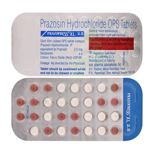 Prazosin ER 2.5mg