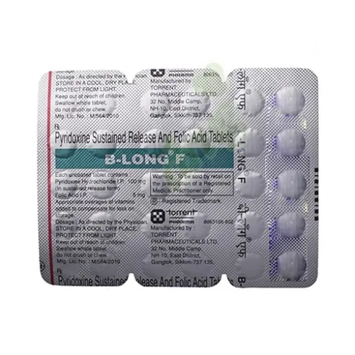 Pyridoxine Hcl-Folic Acid 100mg-5mg
