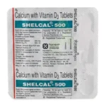 Shelcal 500mg (Calcium-Vitamin D3)