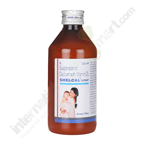 Shelcal Syrup 200ml (Calcium–Vitmain D3) Shelcal Syrup 200ml (Calcium–Vitmain D3)