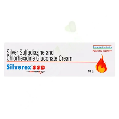 Silver Sulfadiazine and Chlorhexidine Gluconate Cream 0.5%-0.2%-10g