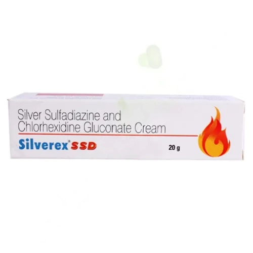 Silver sulfadiazine and chlorhexidine gluconate cream 0.5%-0.2%-20g
