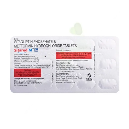Sitagliptin Phosphate-Metformin Hydrochloride 50mg-1000mg