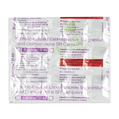Esomeprazole-Domperidone 40mg-30mg