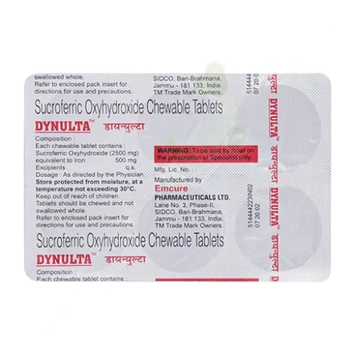 Sucroferric oxyhydroxide 2500mg